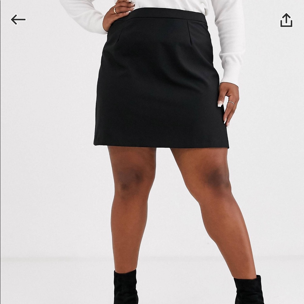 ASOS Curve A-Line Mini Skirt